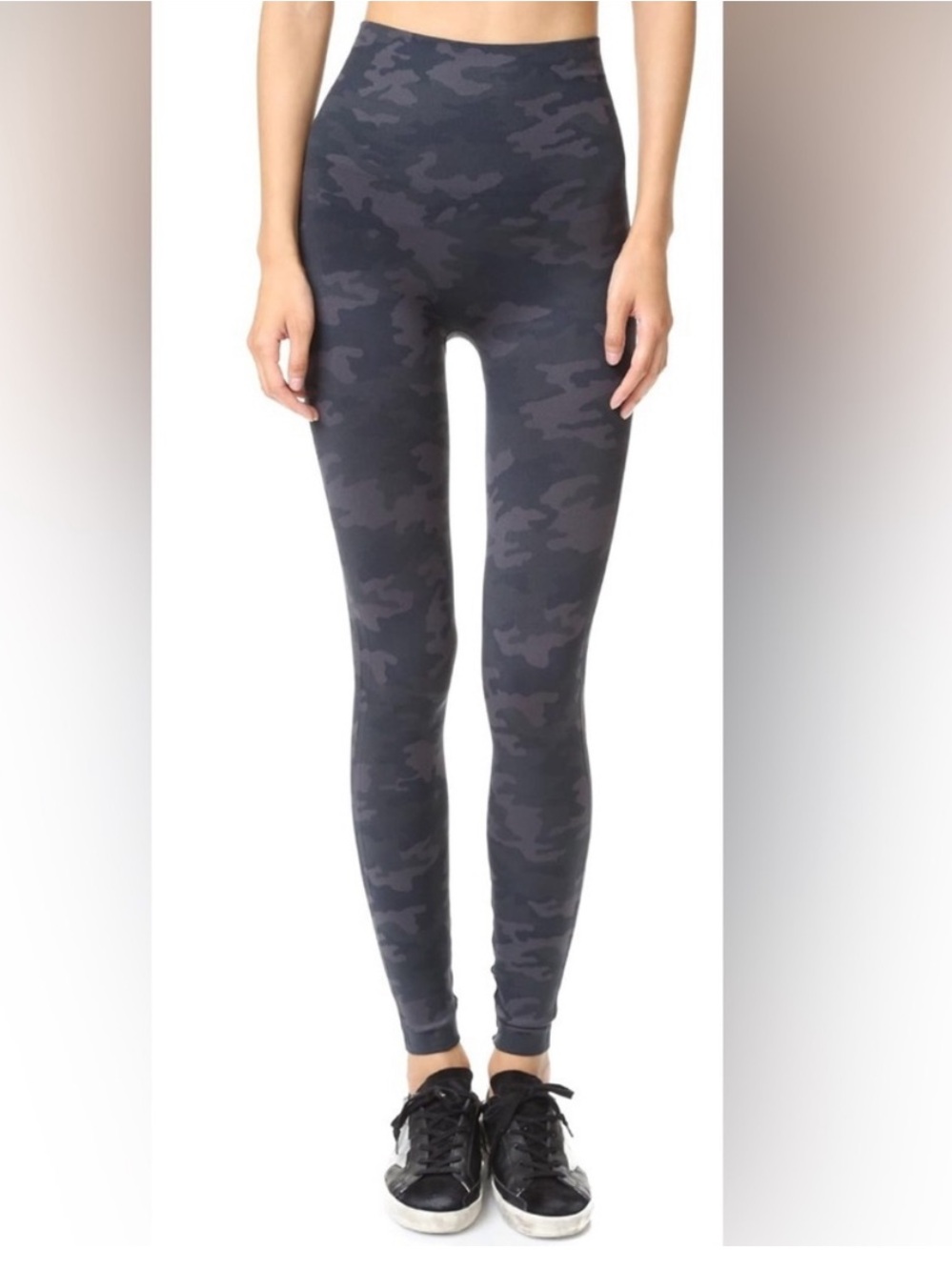 High-Waist Spanx Grey Camo Leggings - Women- Small barely worn